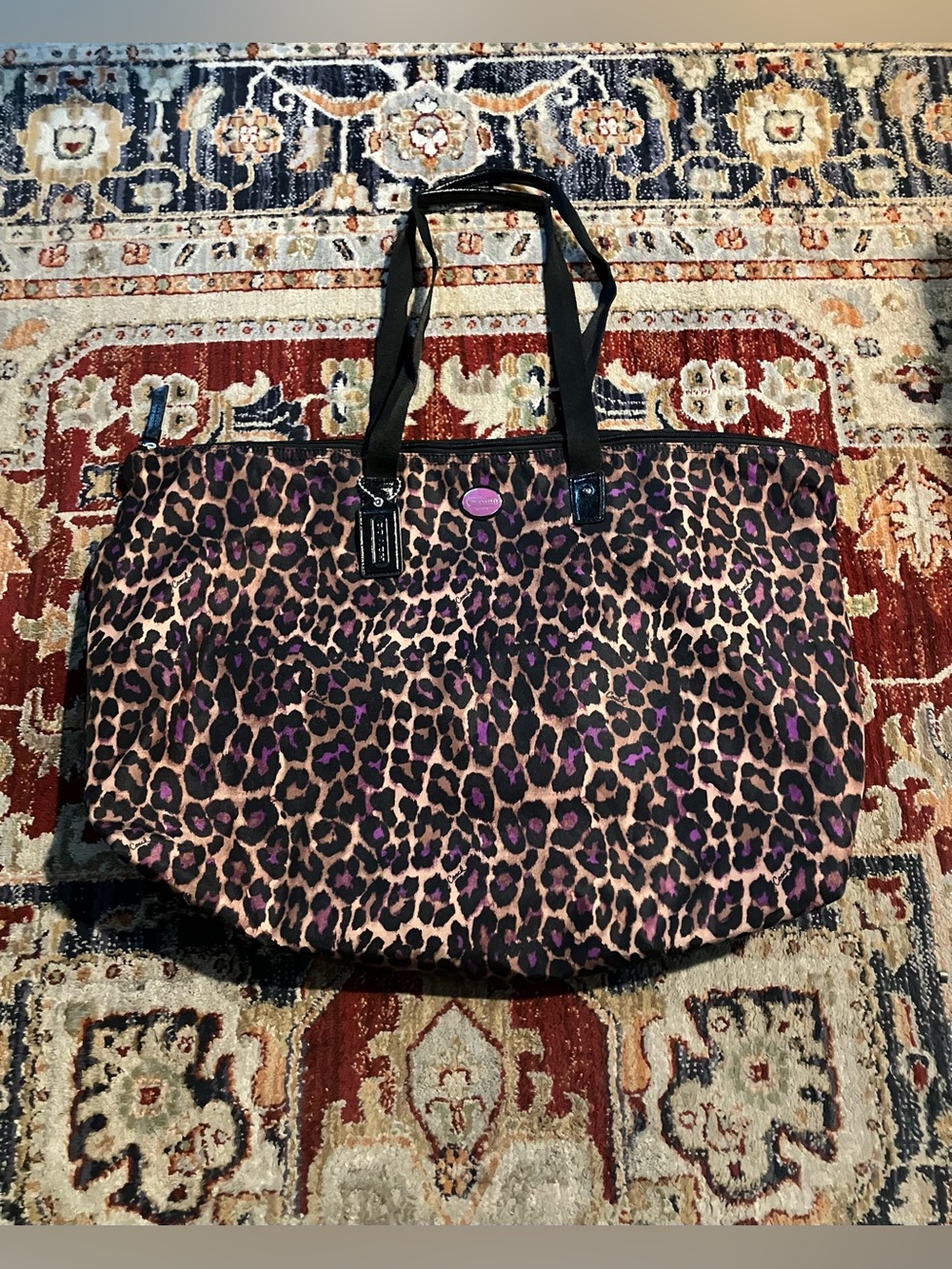 Coach Leopard Print Bag